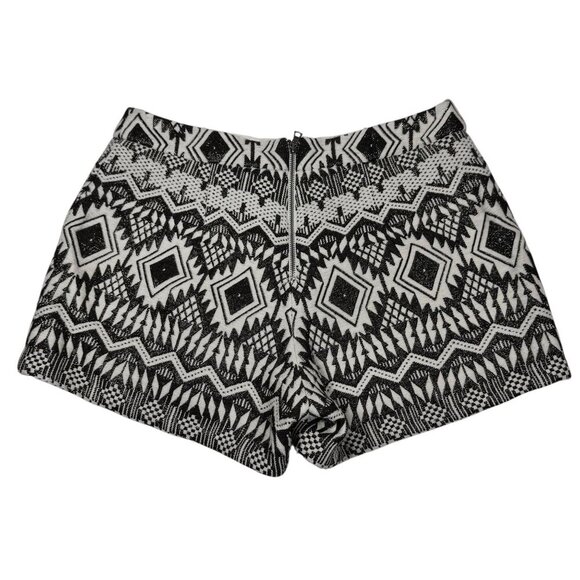 ALICE + OLIVIA Marisa Short Sz.XS/2 Embroidered Brocade Geometric Boho Tribal - Picture 5 of 12